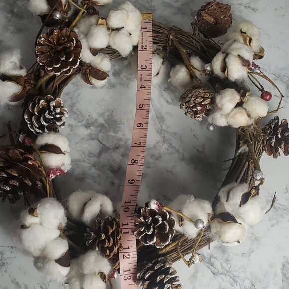 NWT Eve Christmas Cotton Wreath - Picture 8 of 9
